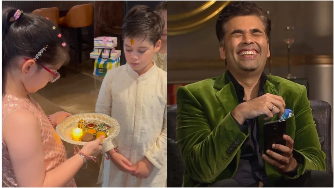 Karan Johar kids Raksha bandhan