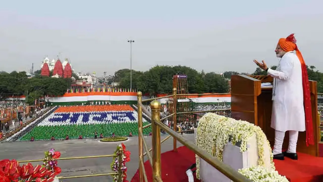 PM Modi at Red Fort