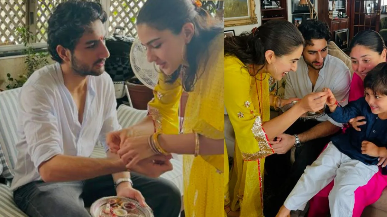 Sara Ali khan rakshabandhan ibrahim ali khan