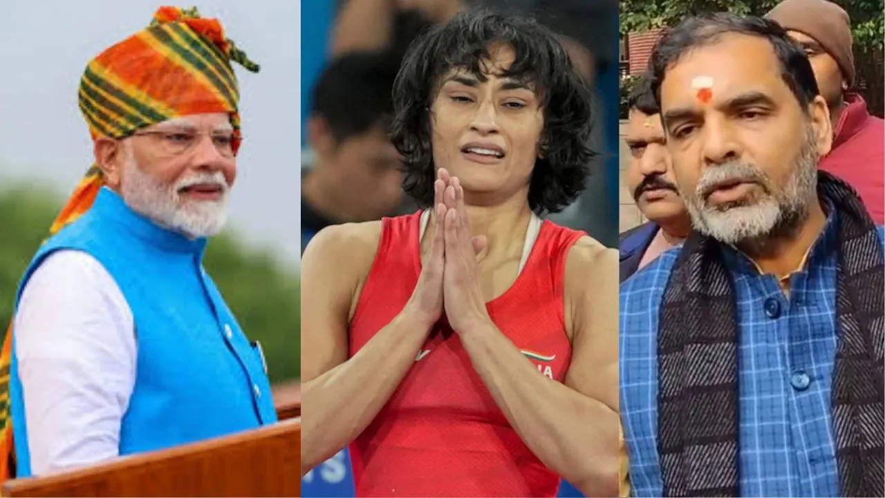 PM Narendra Modi praised Vinesh Phogat while WFI president gives sensational statement against her  