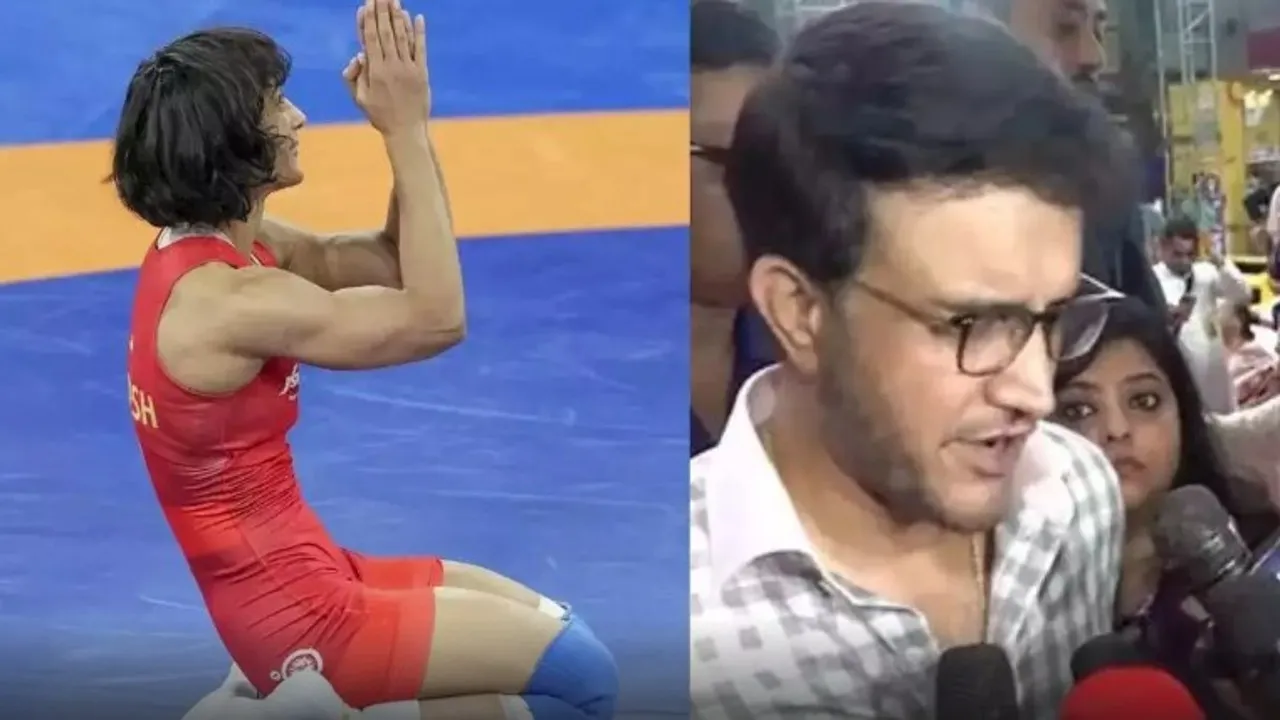 Sourav Ganguly Vinesh Phogat