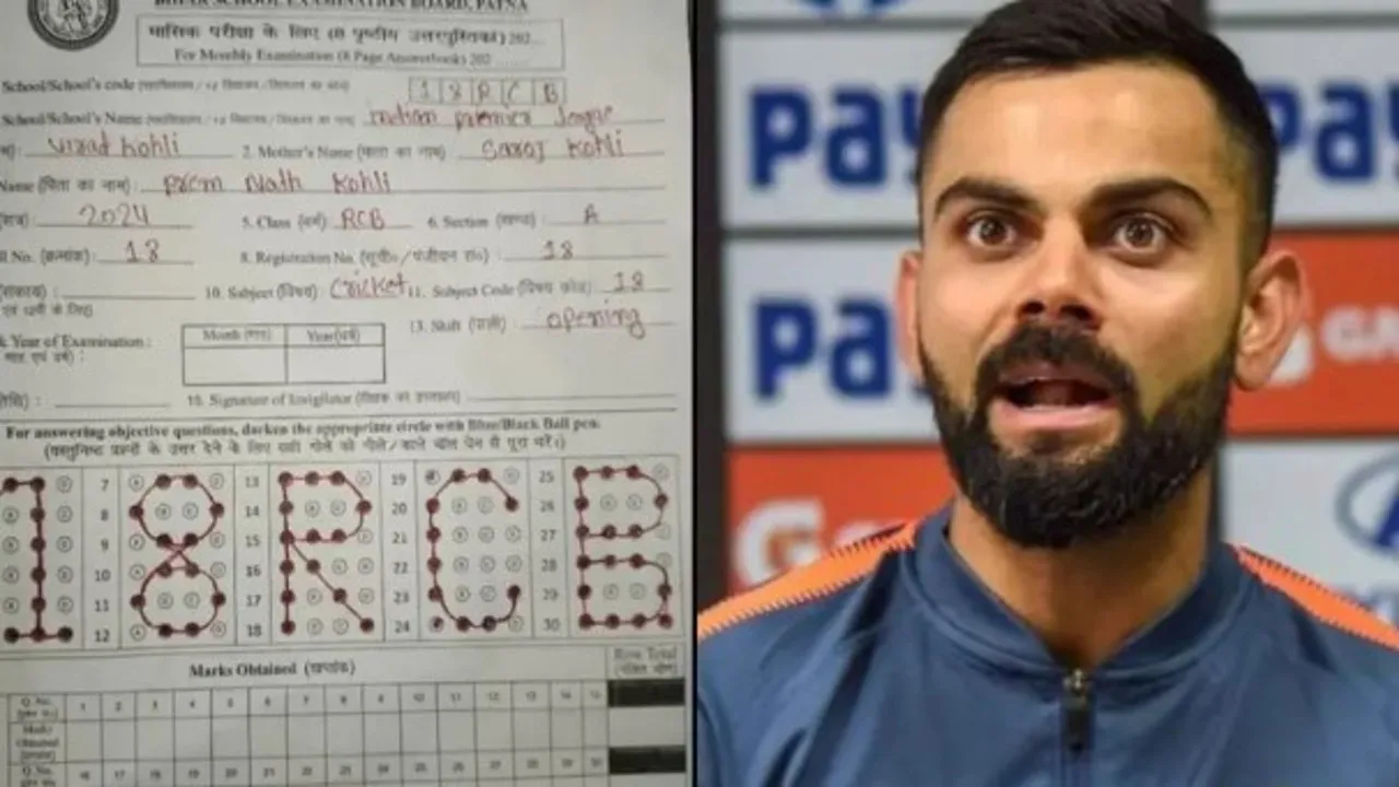 Virat Kohli Bihari Fan Marksheet