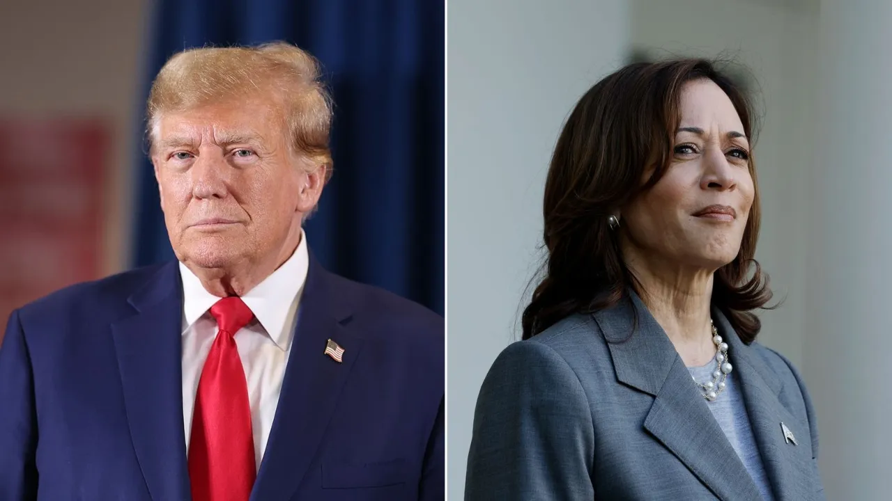 Kamala Harris and Donald Trump