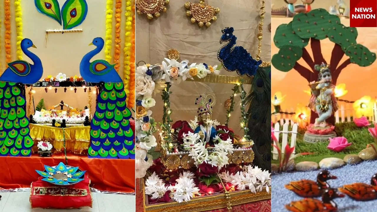 krishna janmashtami jhanki decoration ideas