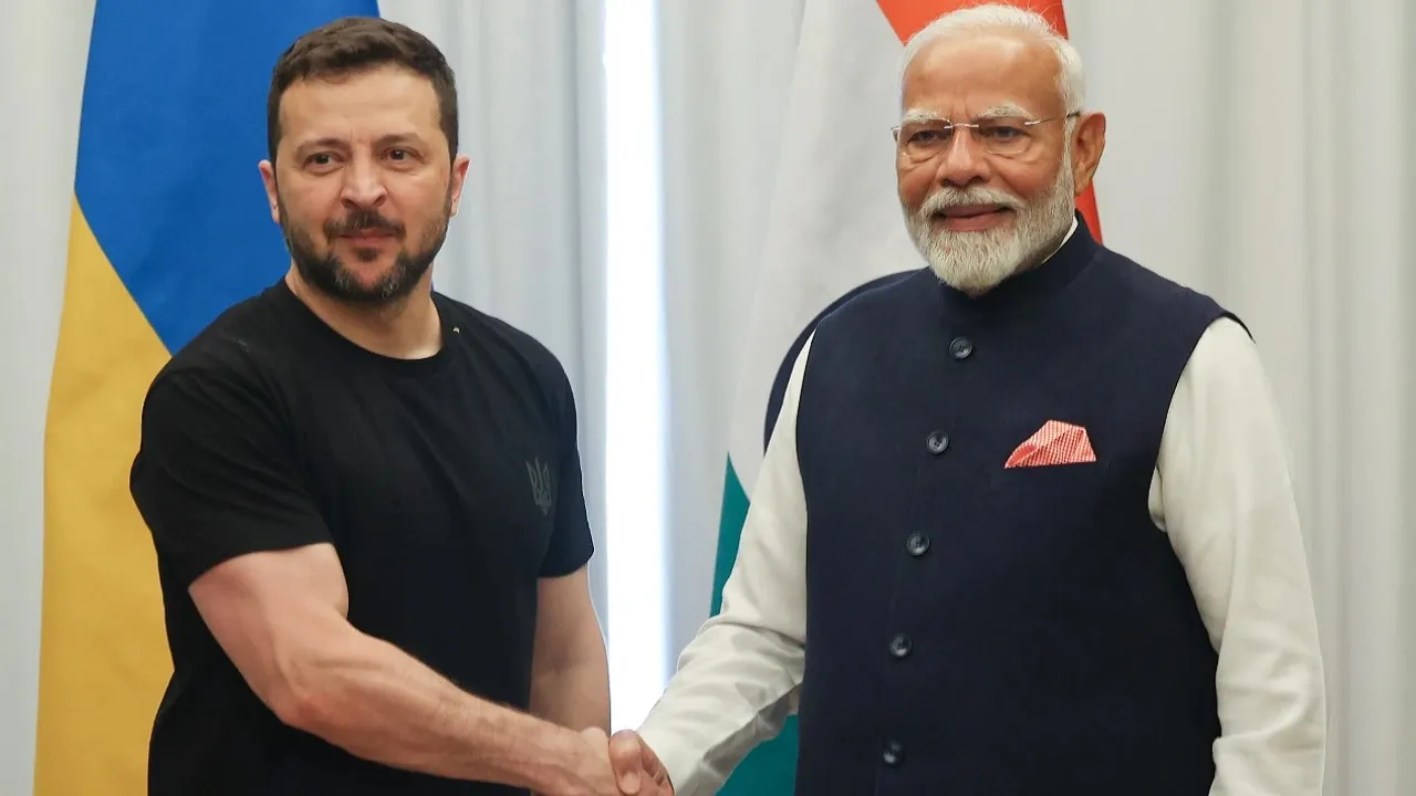 PM Modi and volodimir zelenski