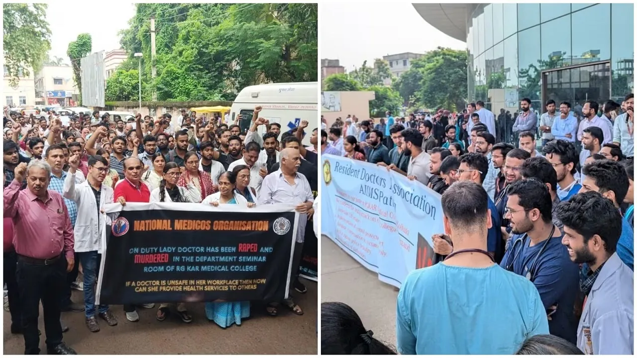 Protest Patna over Kolkata incident