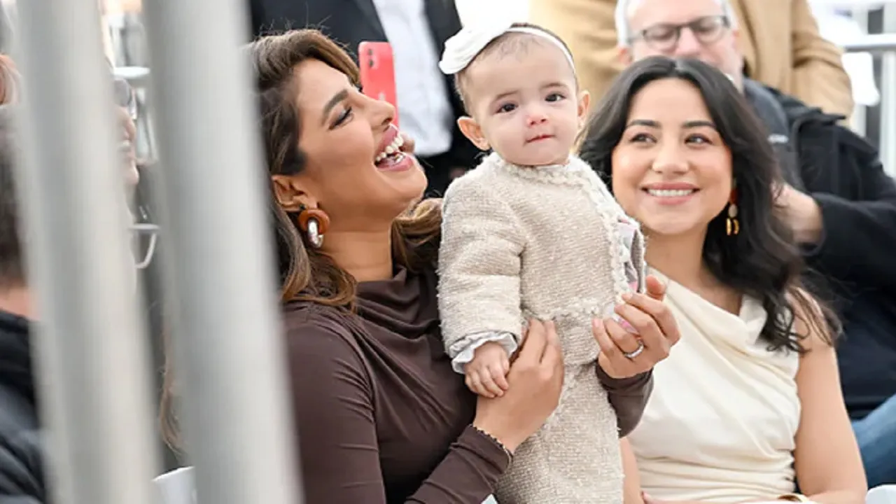 priyanka chopra reveals daughter malti marie face