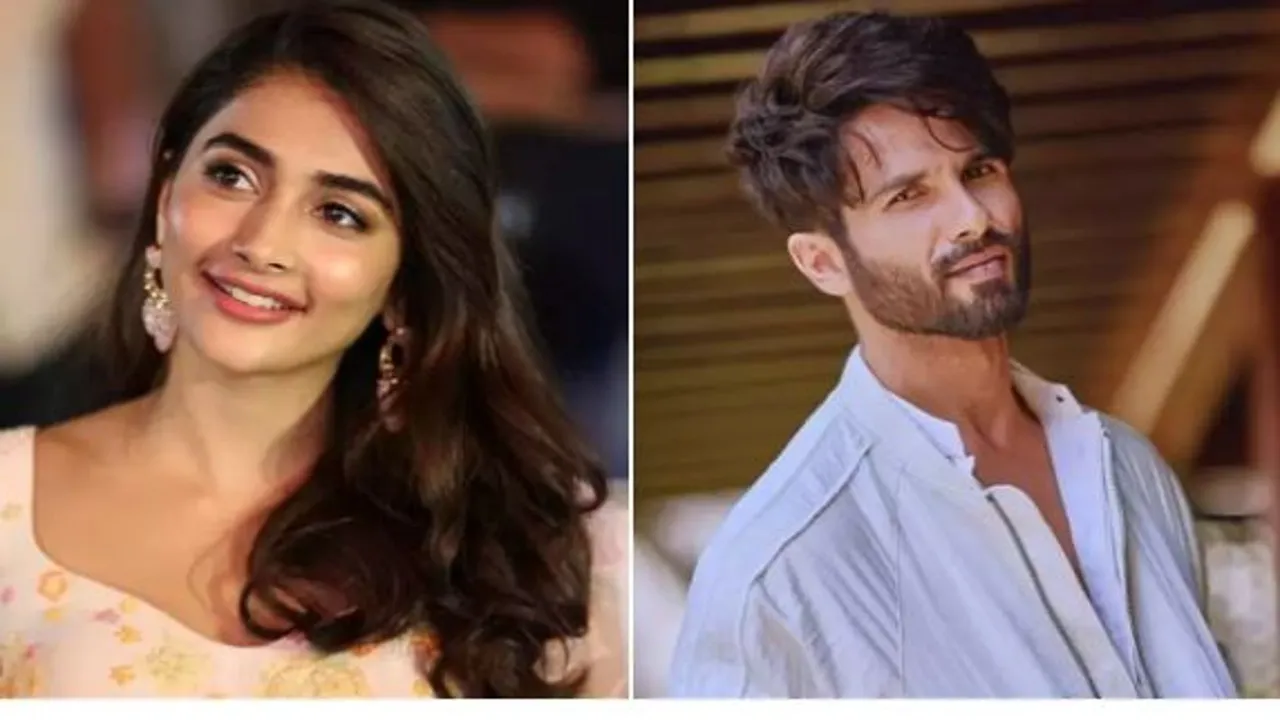 Pooja Hegde and Shahid kapoor