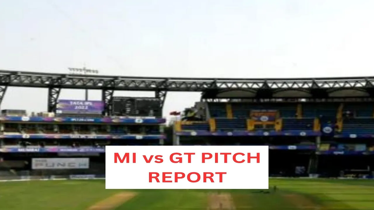 MI vs GT Pitch Report