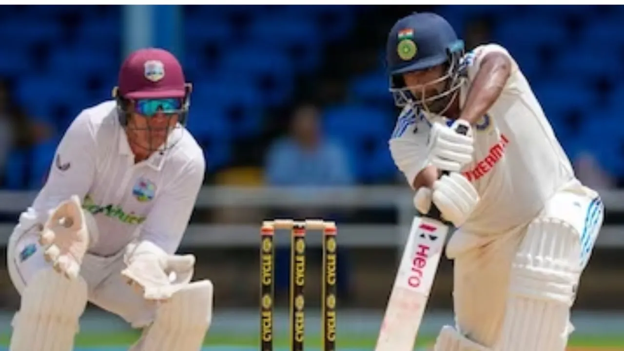 ind vs wi 2nd test match 2nd day ashwin break laxman record in test