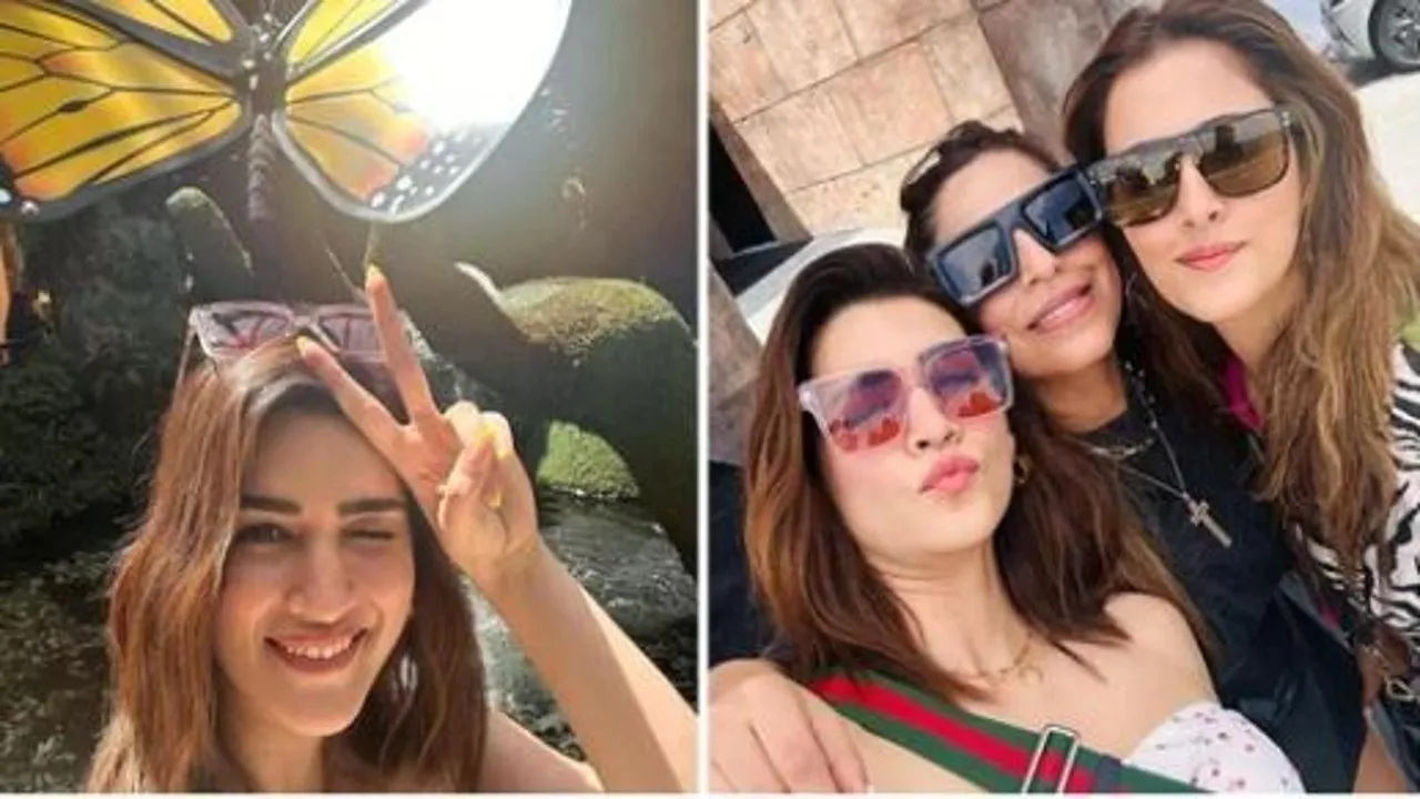 Kriti Sanon and Nupur Sanon