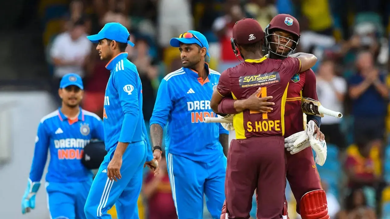 IND vs WI Team india lost 5th t20i by 8 wickets west indies won t20 se