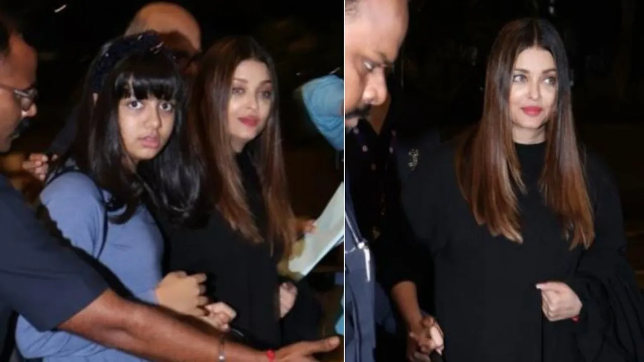 Aishwarya and Aaradhya Bachchan