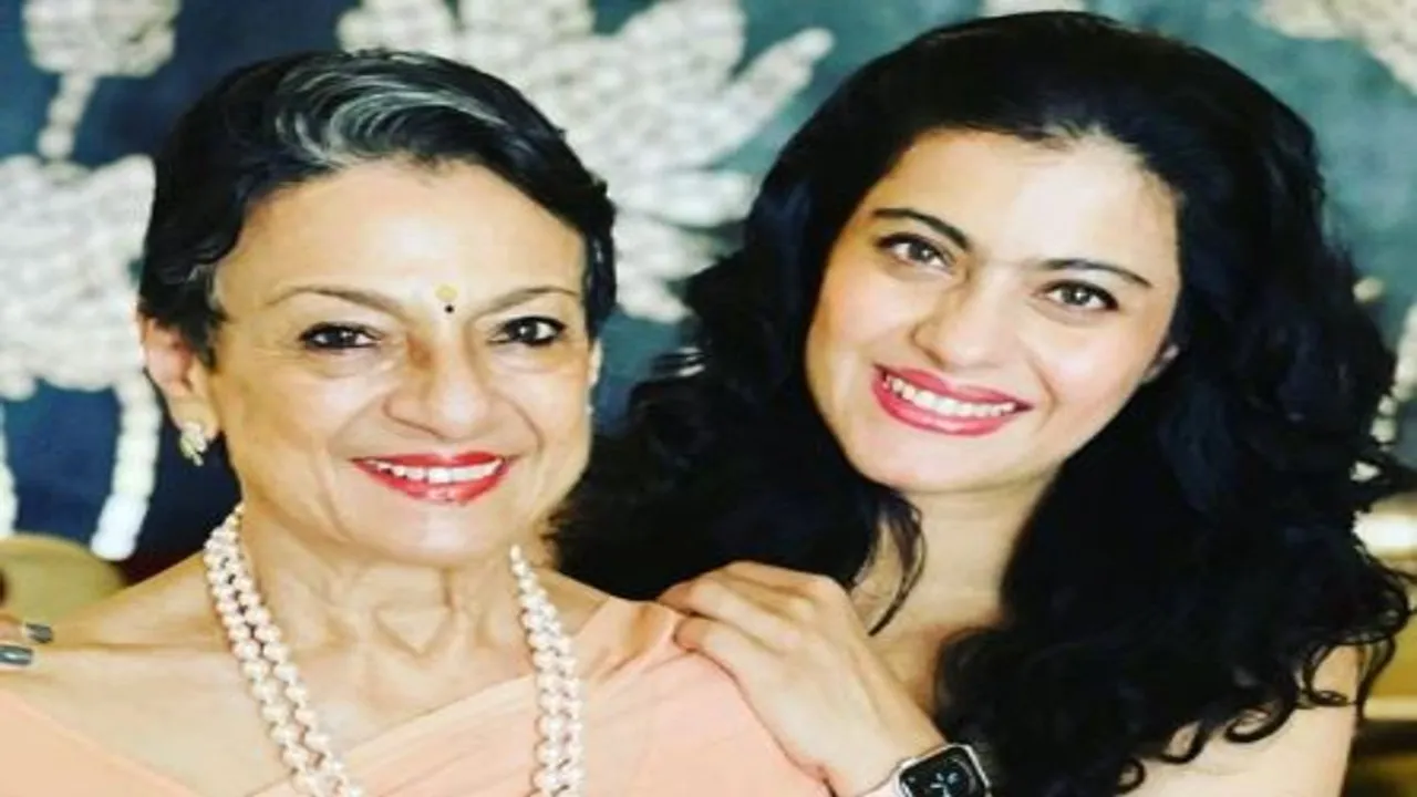 Kajol and mother tanuja