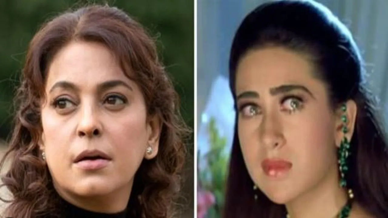 Juhi Chawla and karishma kapoor