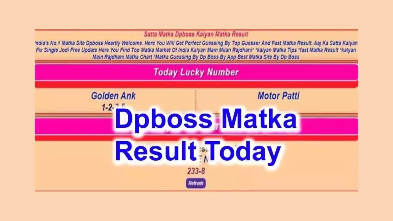 dpboss satta matka result announced 30 May 2024