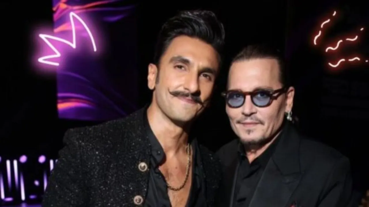 Ranveer singh with johny depp