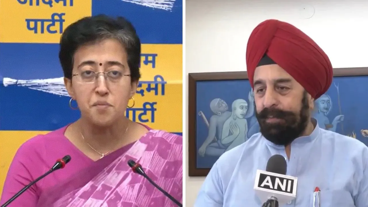 Atishi and RP Singh