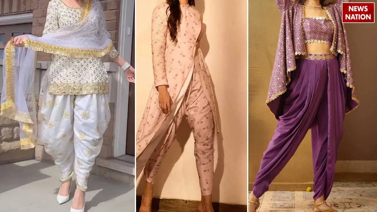 7 best latest dhoti salwar suit designs to look stylish