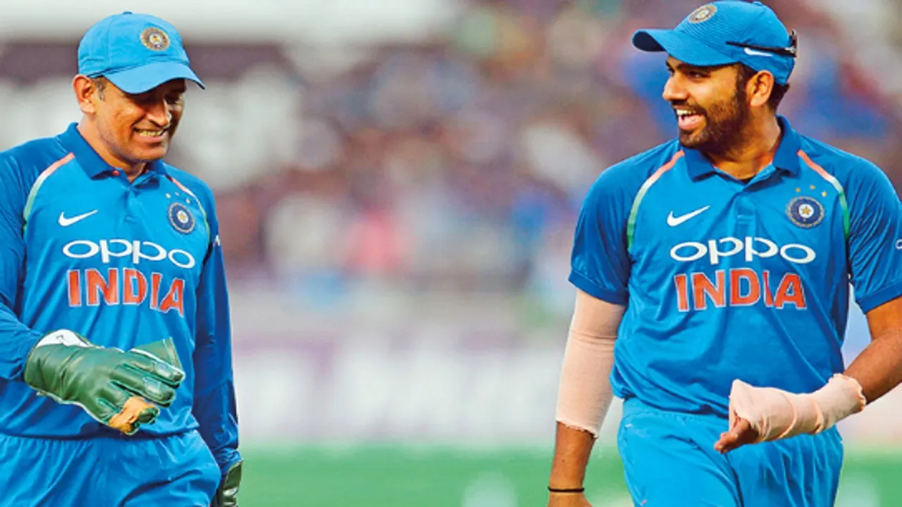 MS Dhoni, Rohit Sharma