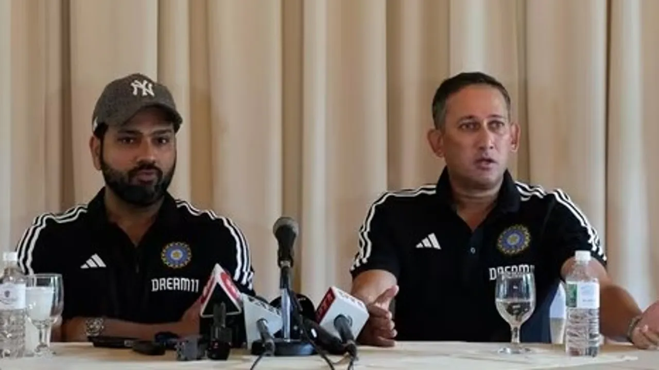 Rohit Sharma Ajit Agarkar Press Conference