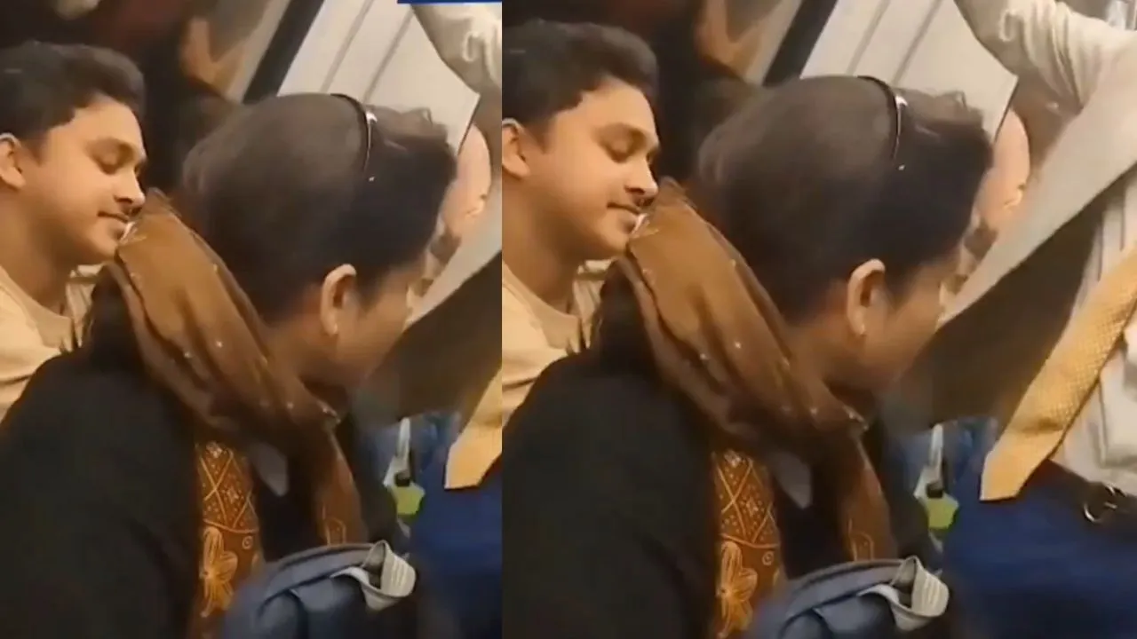 viral video delhi metro