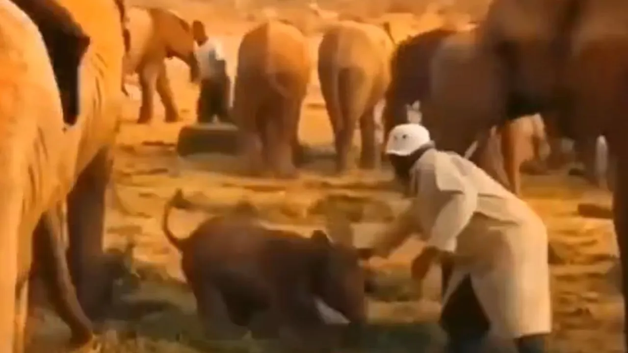 viral elephant video