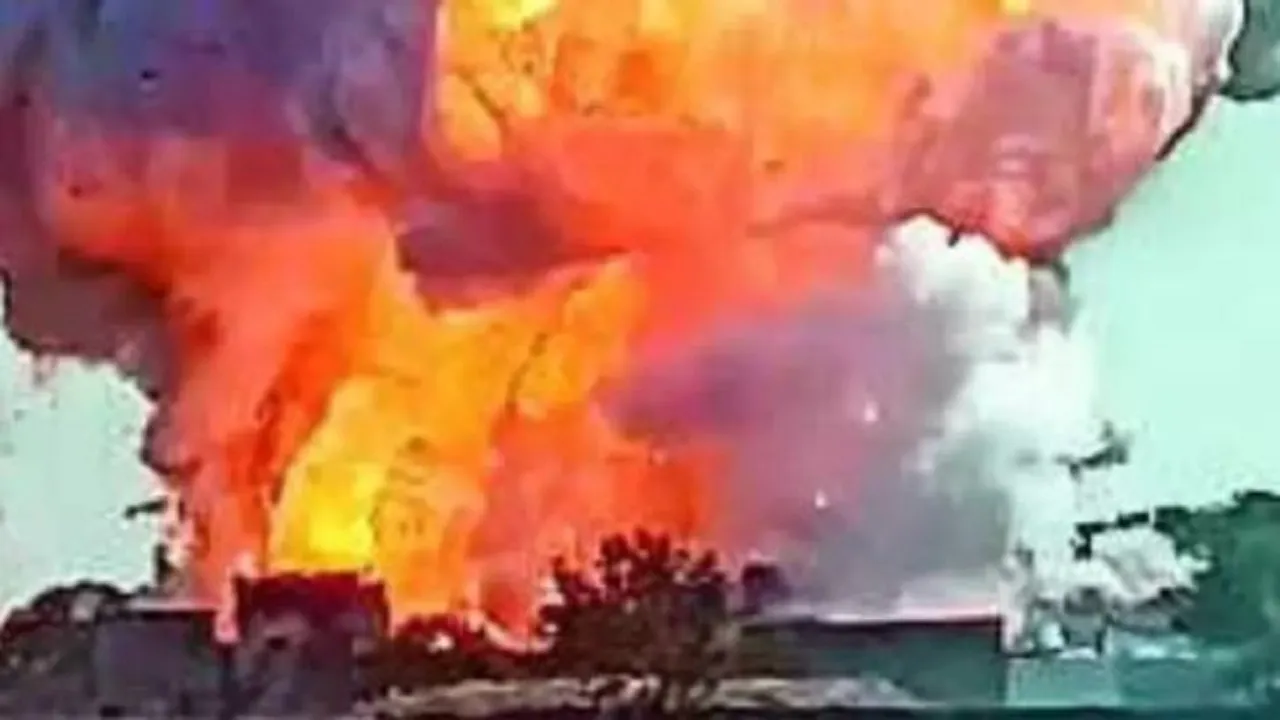 explosion in sonipat