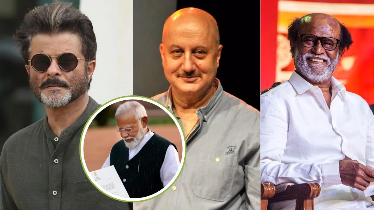 Anil Kapoor Anupam Kher Rajnikanth