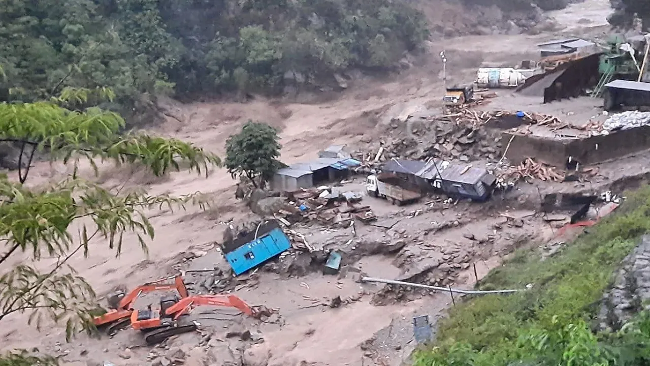 Landslide in Sikkim