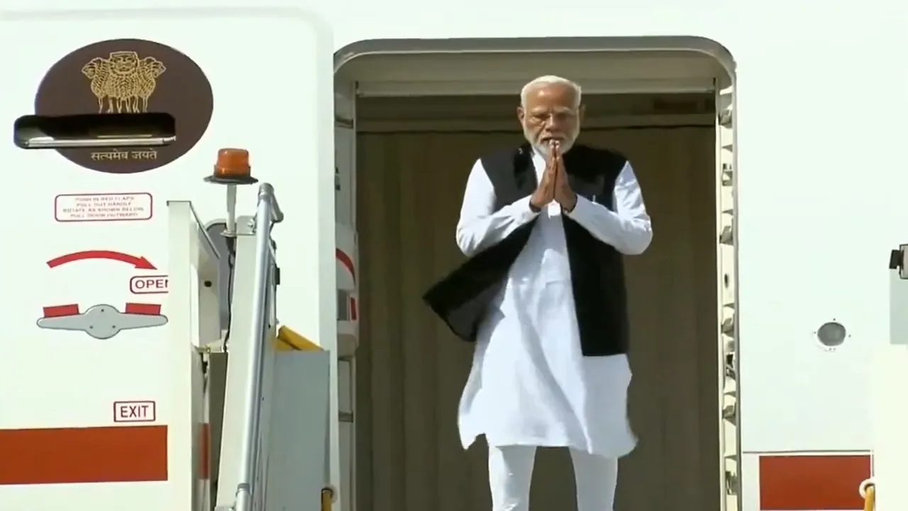 pm modi return