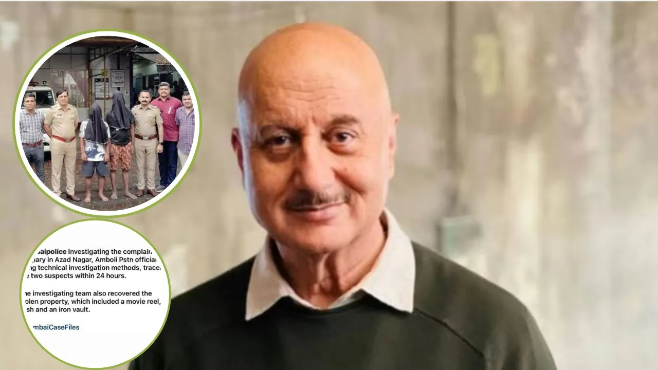 Anupam Kher gratitude to Mumbai Police