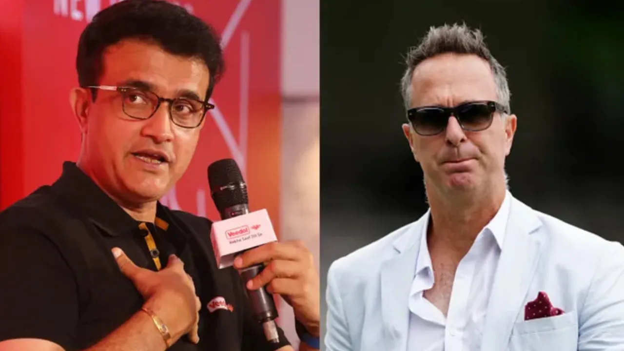 Sourav Ganguly reacts on Michael Vaughan