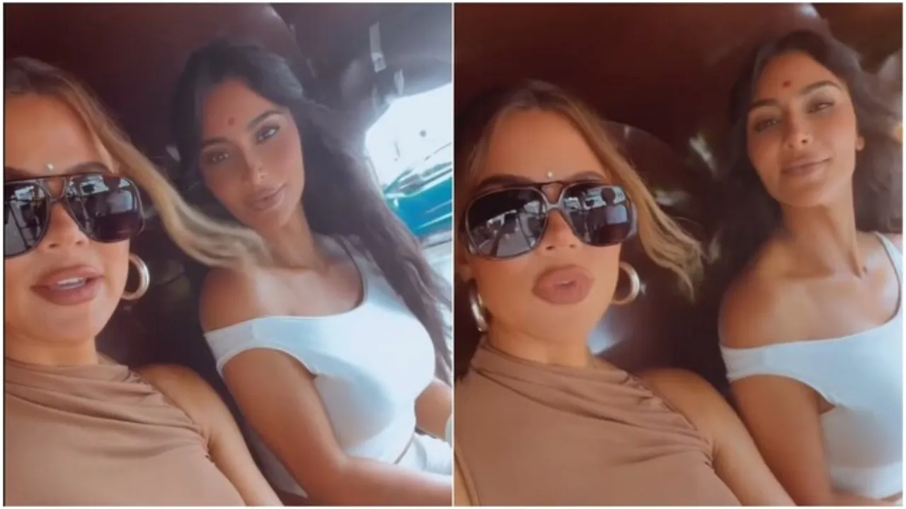 Kim Kardashian Auto Ride