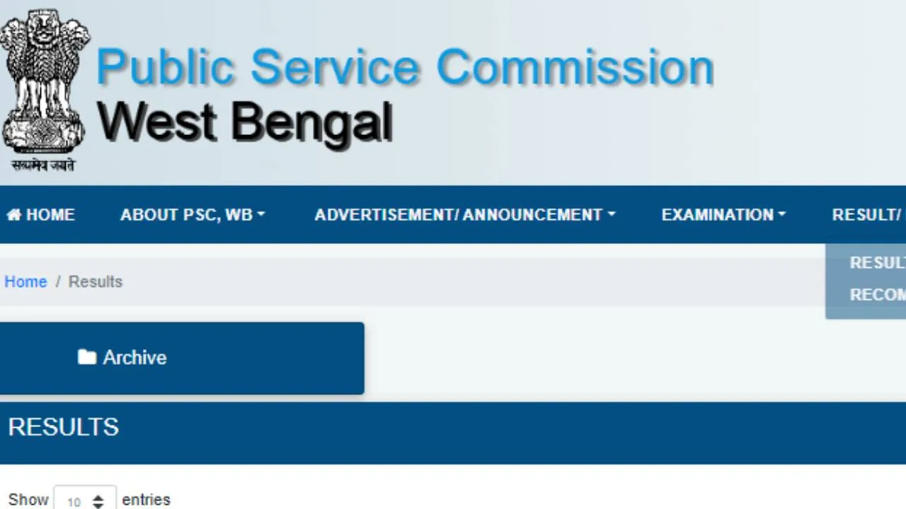 WBCS Prelims Result 2023