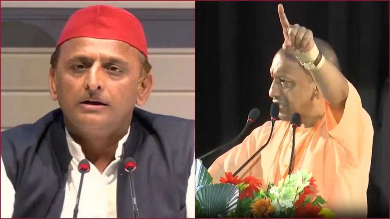 Akhilesh And Yogi Adityanath