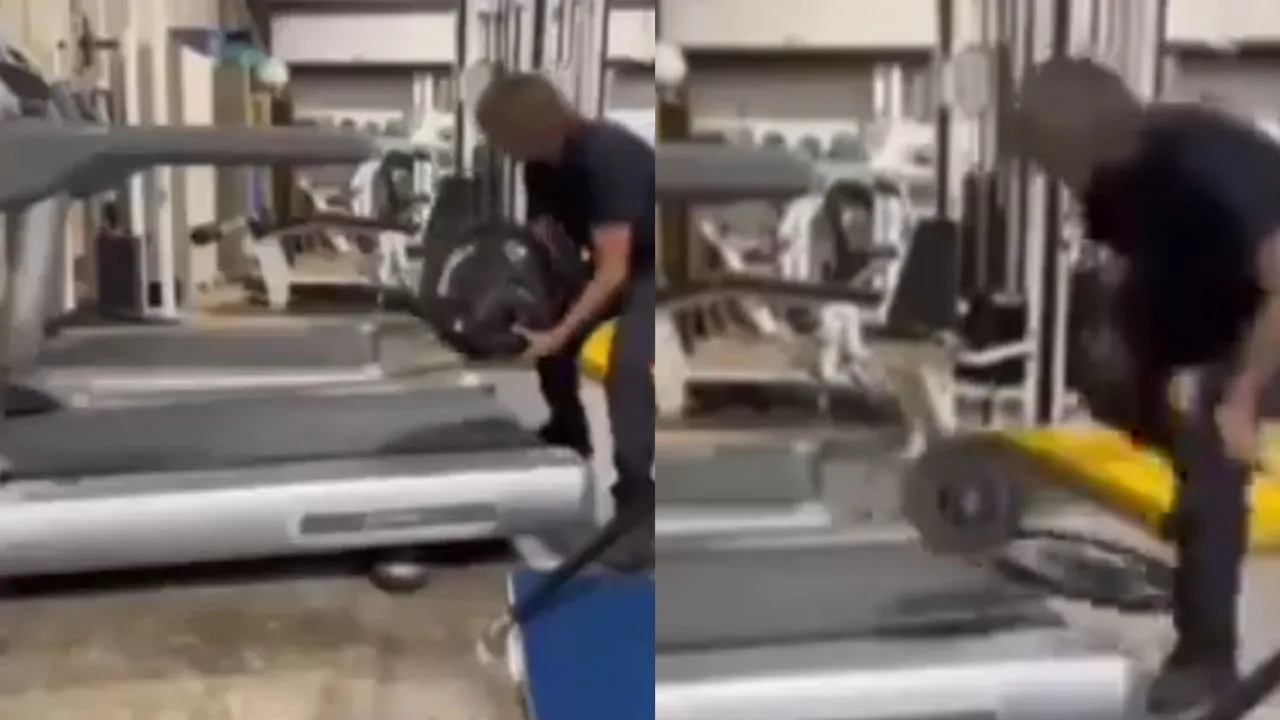 viral GYM accident video