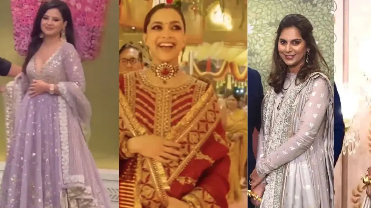 Suit designs from ambani wedding