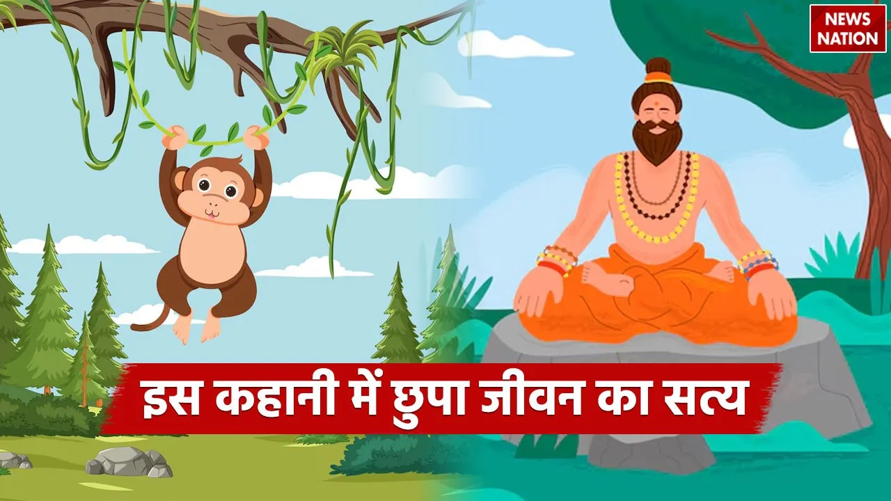 Sants Story Monkey and Laddu A Lesson in Spiritual Freedom