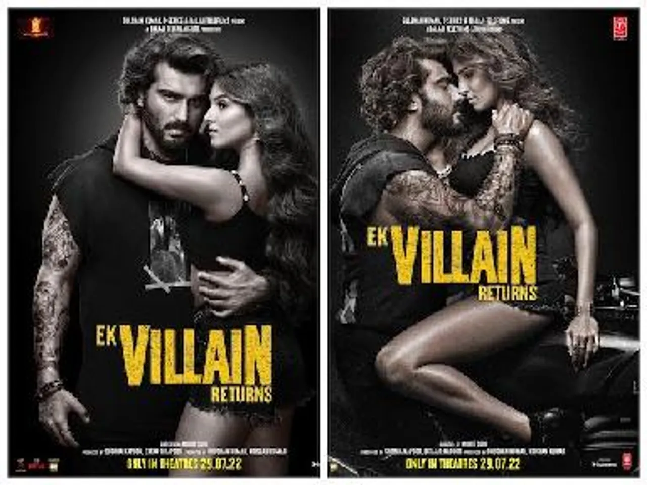 Arjun Kapoor And Tara Sutaria Looks Sizzling Hot On Ek Villain Returns New Poster