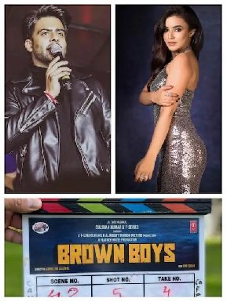 Mankirt Aulakh And Ankita Sharma In Brown Boys