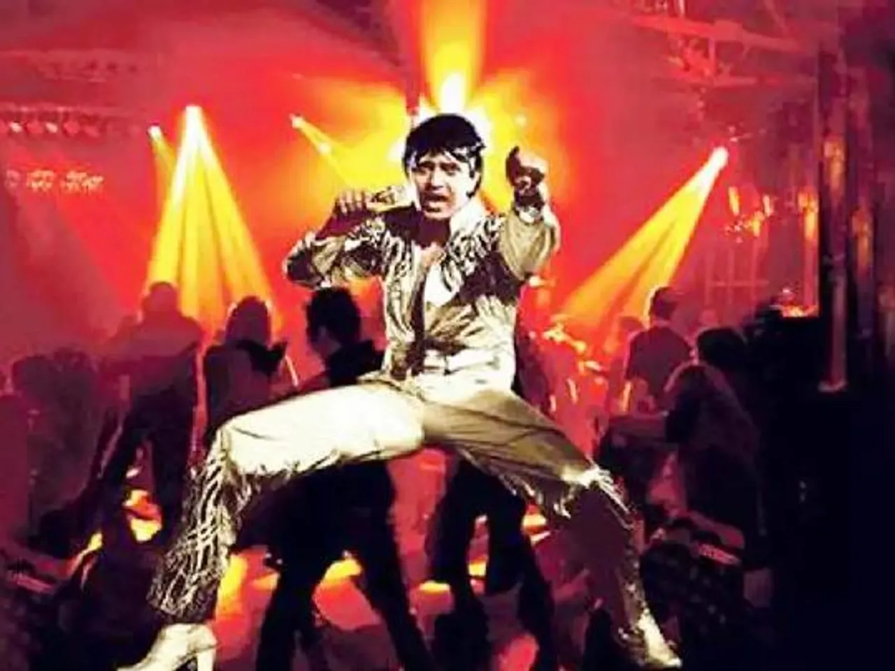 Original Disco King Mithun Chakraborty attends the grand premiere of 'Disco Dancer The Musical'