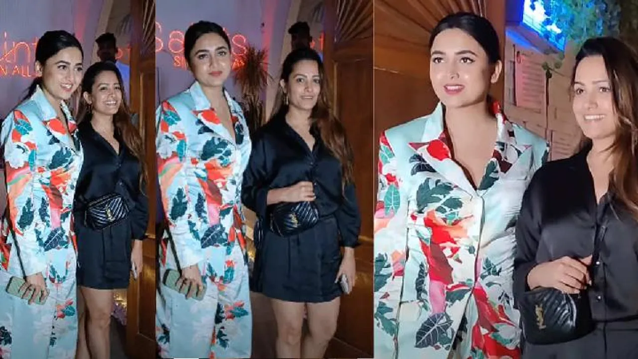 Tejasswi Prakash With Anita Hassanandani Reddy Spotted At All Saints Restaurant In Khar