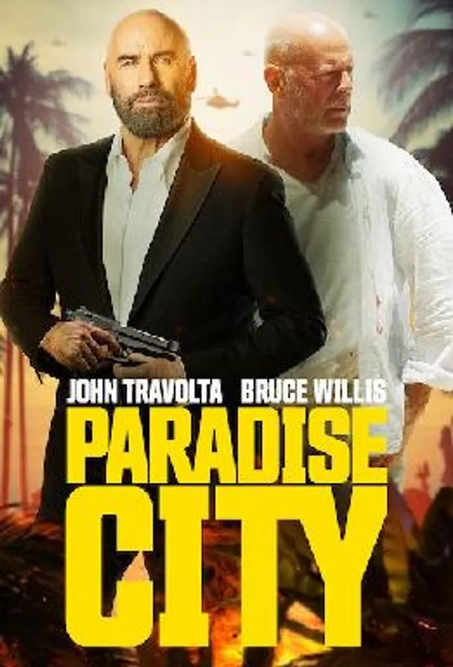 Pulp-Fiction Team – John Travolta And Bruce Wilis, Go Gun Blazing In Paradise City