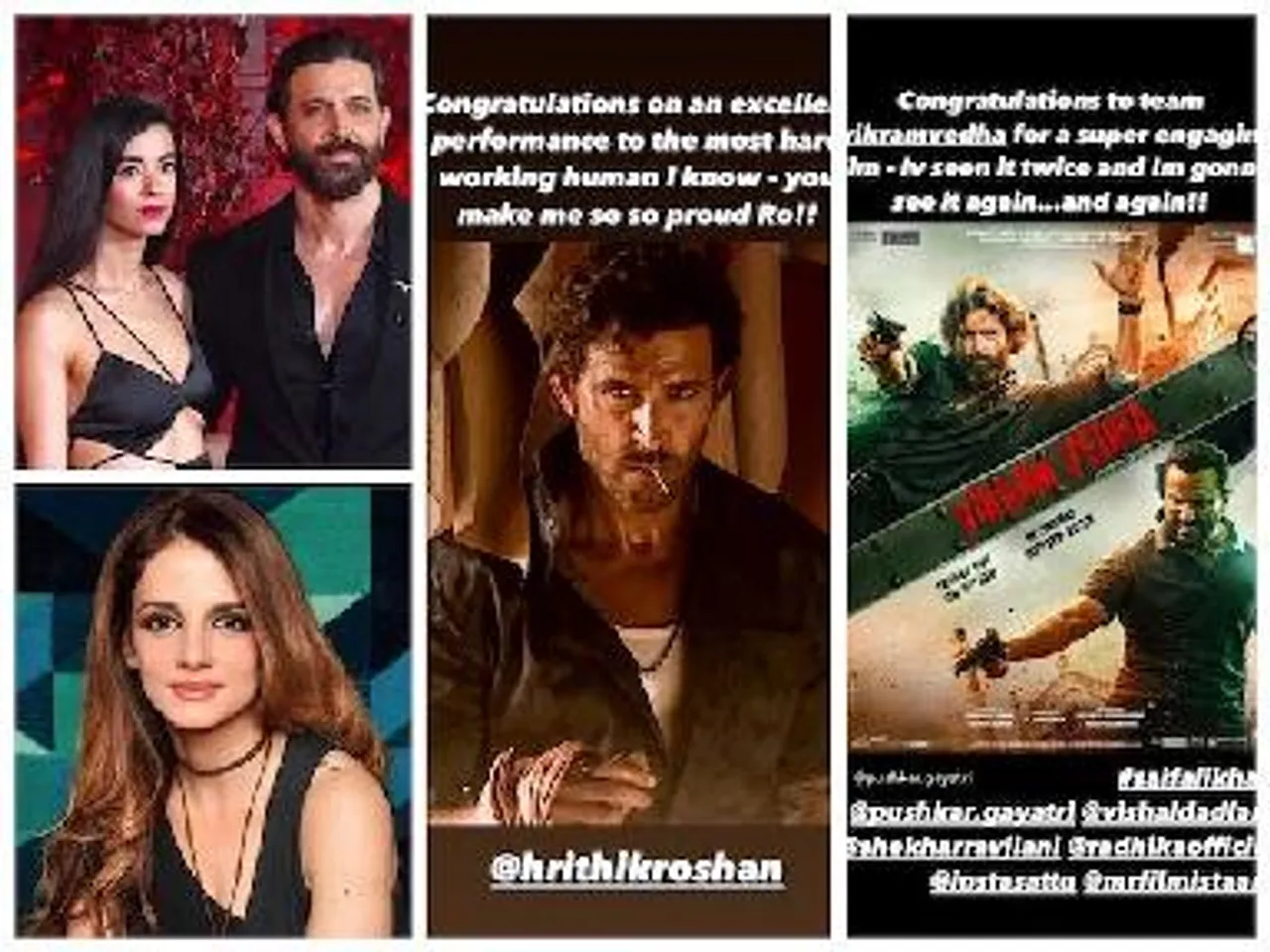 Sussanne Khan And Saba Azad Praises Hrithik Roshan For Vikram Vedha