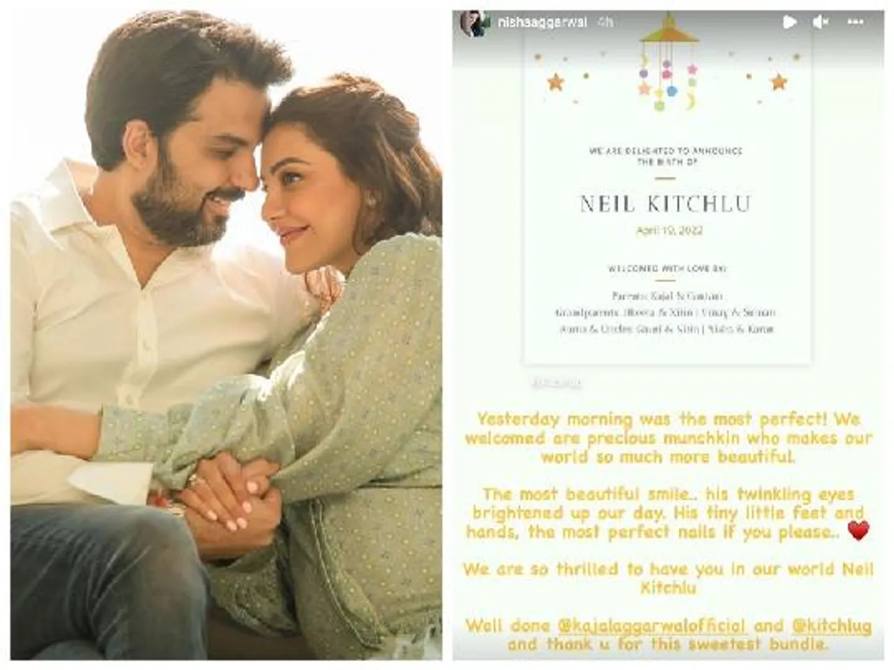 Kajal Aggarwal And Gautam Kitchlu Name Their Boy Neil