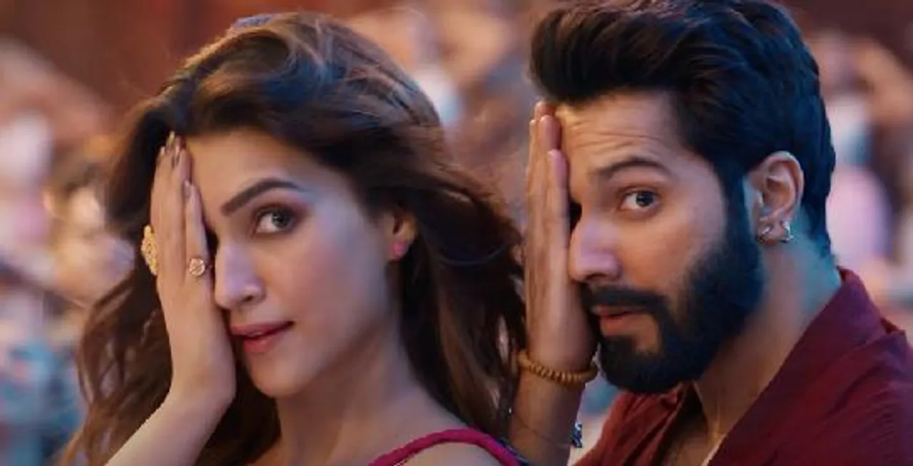 Varun Dhawan And Kriti Sanon Sets The Mood Right With Thumkeshwari