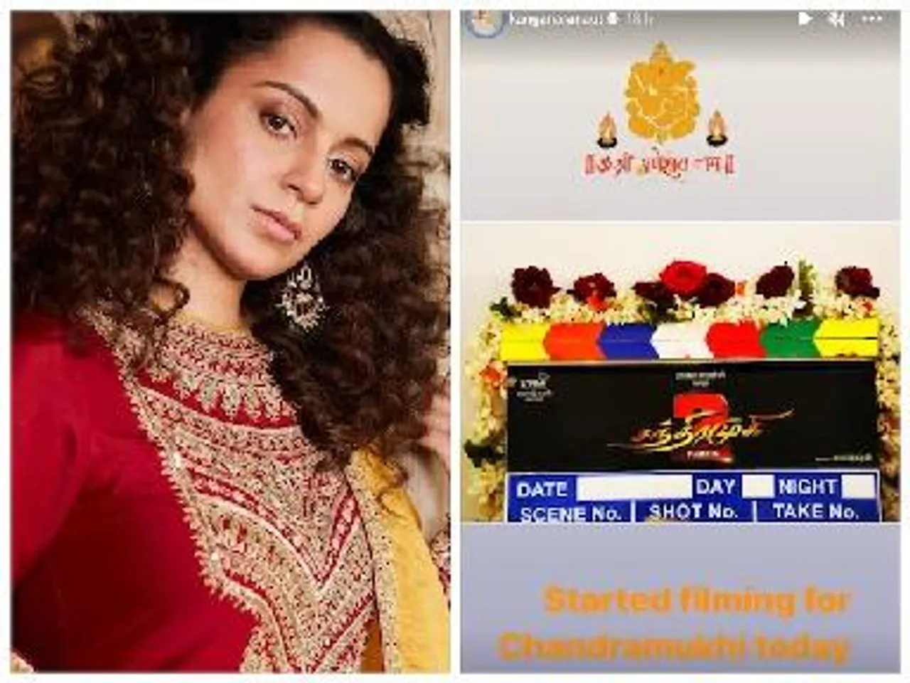 Kangana Ranaut Starts Shooting For Chandramukhi 2