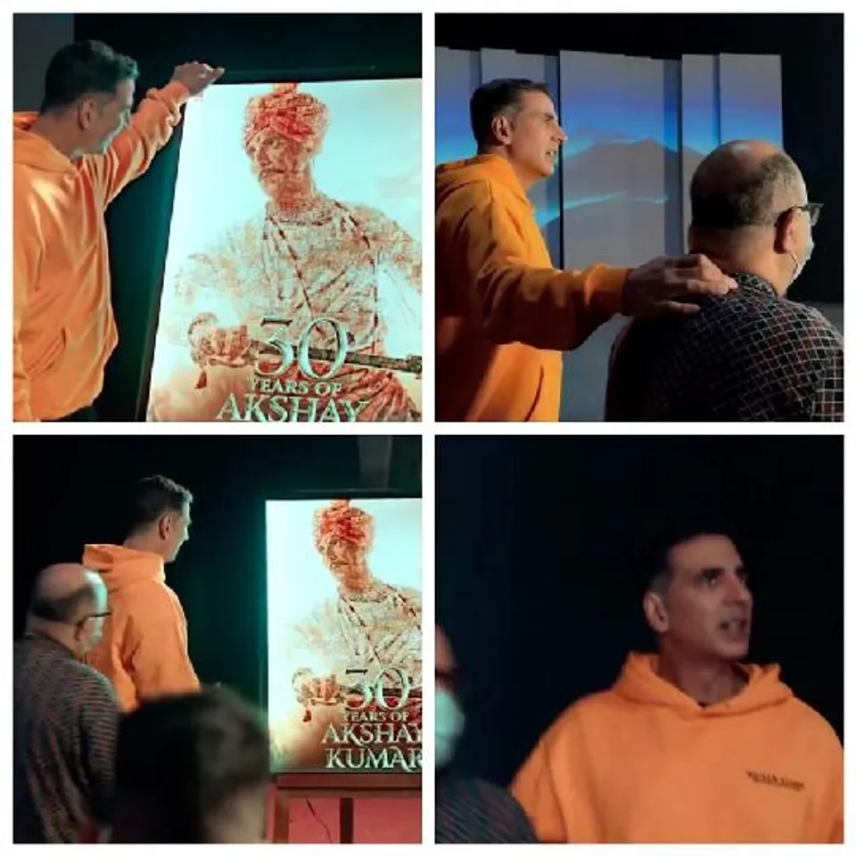 यशराजफिल्म्स ने अक्षय कुमार के 30 साल के करियर को एक पोस्टर में दर्शाया