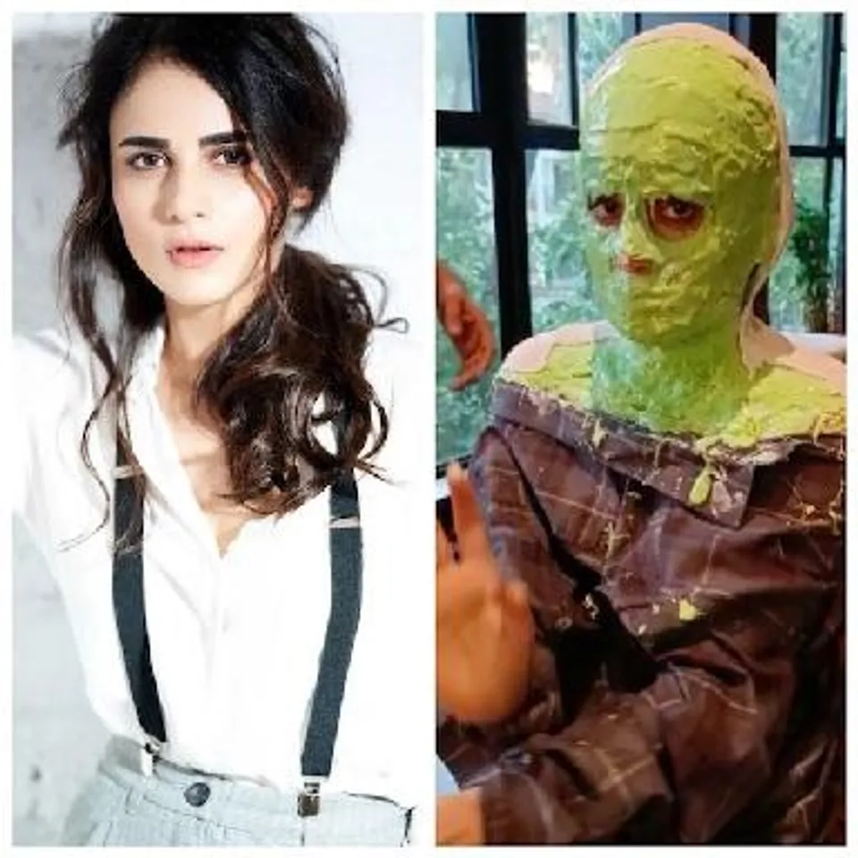 Radhika Madan Prepping For Her New Role, Tries Prosthetics